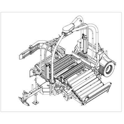 Enrubanneuse de balles TANCO AUTOWRAP 1814 env. 50 Balles/H.