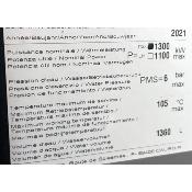 Chaudière ATLANTIC LR 28 - 1300 kW 65 M3/H.