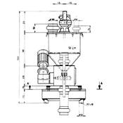 2 Dosimètres à bande K-TRON type LWF-FB 130 cap. trémie 50 Litres