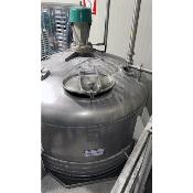 Cuve inox BIONAZ chauffante agitée env. 3850 Litres