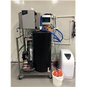 Système de purification d'eau PURELAB ELGA PULSE 2 par osmose inversé, électrodésionisation, et UV.