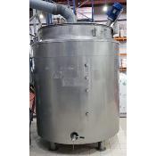 Cuve inox double-enveloppe agitée env. 2000 Litres