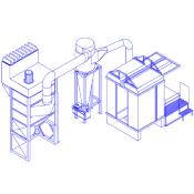 Ligne de peinture poudre, epoxy, thermolaquage