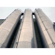 3 Silos Aluminium env. 100000 Litres