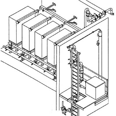 Unité d'Ultrafiltration MEMBRAY MBR TORAY 140 à 700 M2