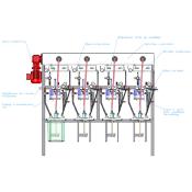 Postes de pompage et mélange pour peintures, solvants : 16 Postes ATEX