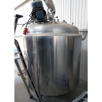 Cuve inox chauffante de mélange à double-enveloppe env. 1340 Litres