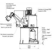 Essoreuse pendulaire ROUSSELET ROBATEL type EXP 500