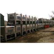 6 Containers inox GALLAY env. 1100 Litres